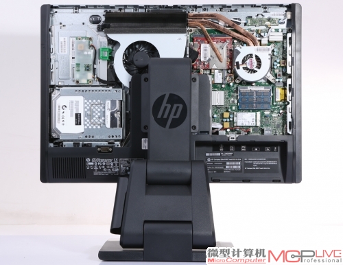 HP Compaq Elite 8300 AiO延续了惠普商用台式电脑易维护的特性